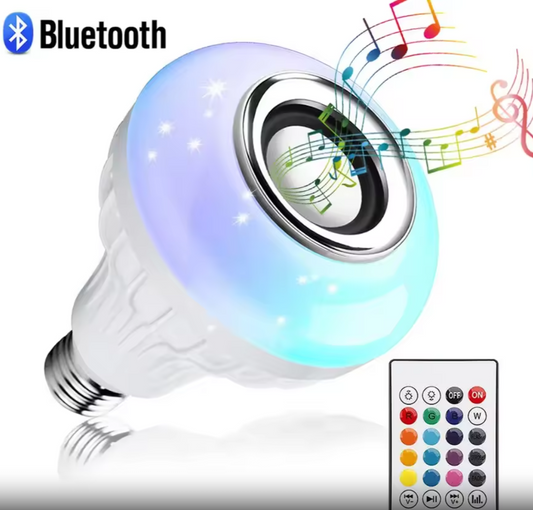 RGB Bluetooth Speaker Bulb 🎶💡- 💥New Year Sale 40% Off 🔥